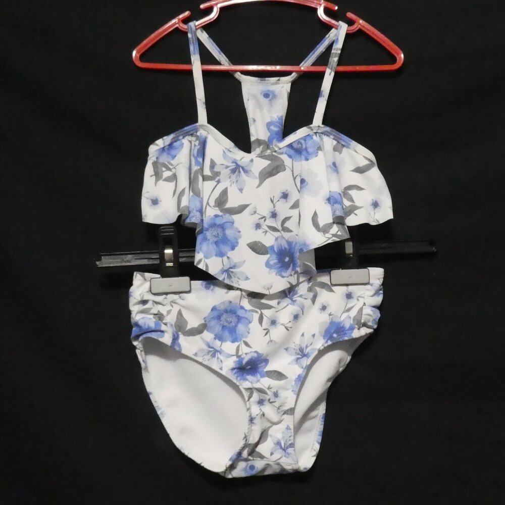 URBAN KIDS | size 6 | White and Blue Floral Bikini Set